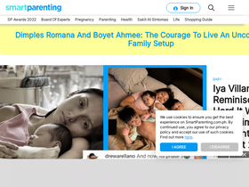 'smartparenting.com.ph' screenshot