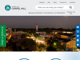 'townofchapelhill.org' screenshot