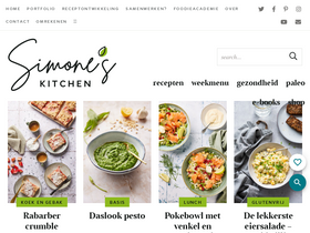 'simoneskitchen.nl' screenshot