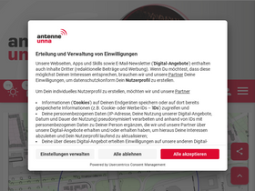 'antenneunna.de' screenshot