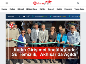 'akhisarpress.com' screenshot