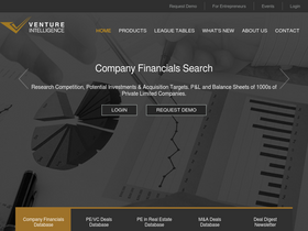 'ventureintelligence.com' screenshot