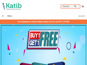 katib.pk website screenshot