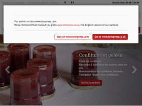 'tompress.com' screenshot