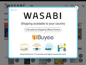 'wasabi-nomal.com' screenshot