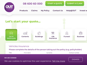 'outsurance.co.za' screenshot