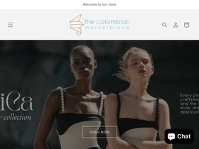 thecolombianmarketplace.com homepage screenshot