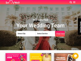 'setmywed.com' screenshot