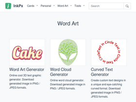 'inkpx.com' screenshot