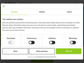 'platy.cz' screenshot