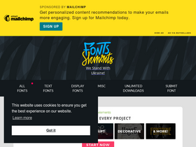 'fontshmonts.com' screenshot