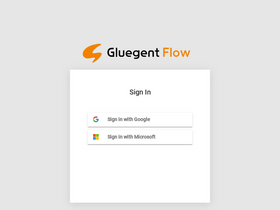 'gluegent-workflow.appspot.com' screenshot