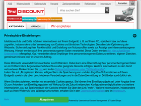 'totaldiscount.de' screenshot