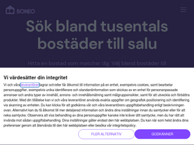 'boneo.se' screenshot