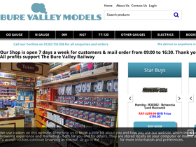 Burevalleymodels website screenshot