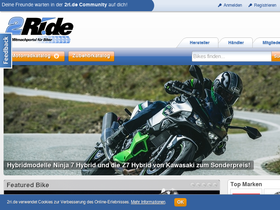 '2ri.de' screenshot