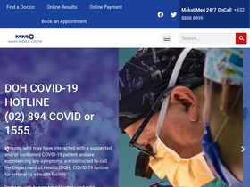 'makatimed.net.ph' screenshot