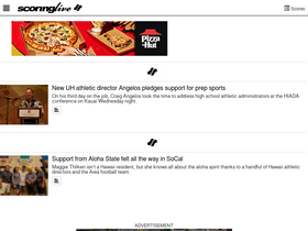 'scoringlive.com' screenshot