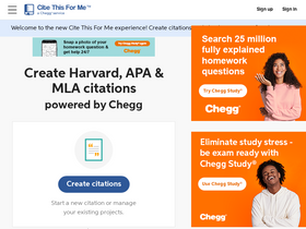 'citethisforme.com' screenshot