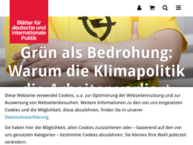 'blaetter.de' screenshot