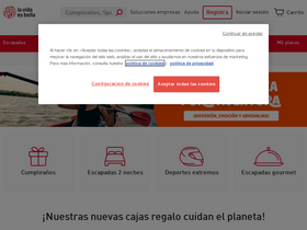 'lavidaesbella.es' screenshot