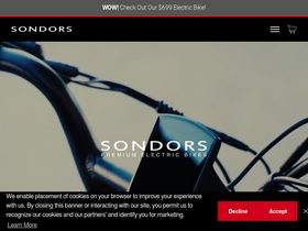 'sondorsx.com' screenshot