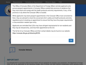 'passport.gov.ph' screenshot