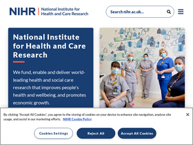 'nihr.ac.uk' screenshot