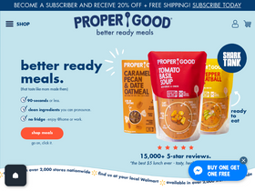 'eatpropergood.com' screenshot