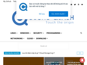 'cuongquach.com' screenshot