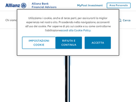 'allianzbank.it' screenshot