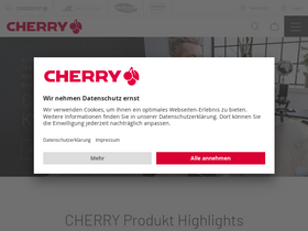 'cherry.de' screenshot
