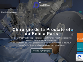 'urologie-davody.fr' screenshot