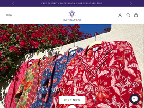 PAX PHILOMENA website screenshot