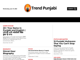 'trendpunjabi.com' screenshot