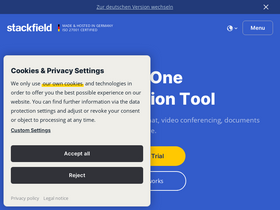 'stackfield.com' screenshot