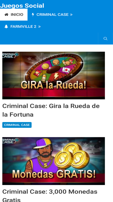 Juegos Social - Criminal Case, Farmville 2, Facebook Games