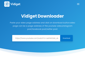 'vidiget.com' screenshot