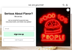 wrgfoods.com homepage screenshot