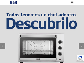 'bgh.com.ar' screenshot