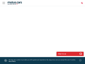 'motus.cars' screenshot