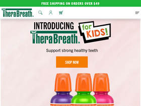 'therabreath.com' screenshot