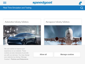 'speedgoat.com' screenshot