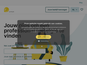 'goudengids.be' screenshot