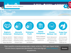 'igdas.com.tr' screenshot