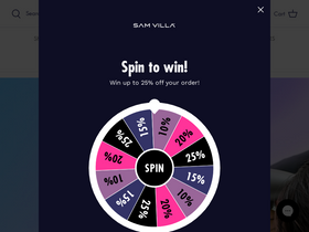 'samvilla.com' screenshot