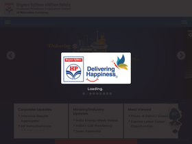 'cbacs.hpcl.co.in' screenshot
