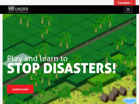 'stopdisastersgame.org' screenshot