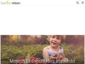 'familienleben.ch' screenshot