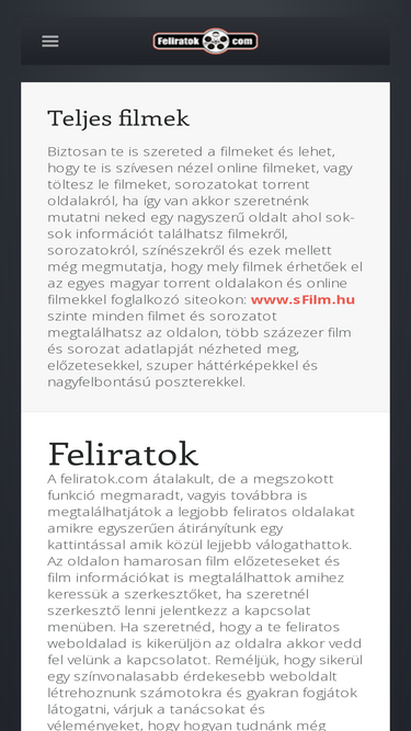 feliratok.com